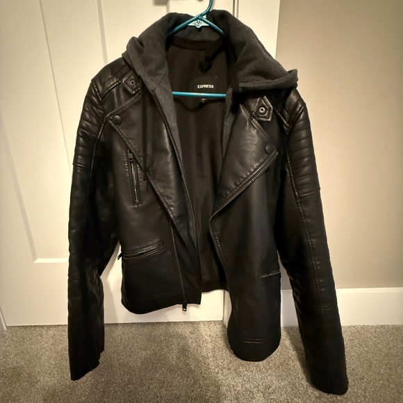 Express Biker Jacket (Small / Black) - Picture 1 of 4